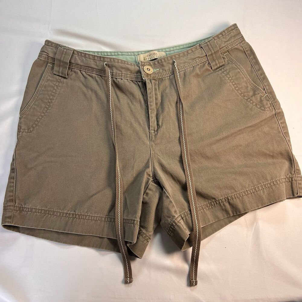 NATURAL REFLECTIONS CARGO SHORTS WOMENS SIZE 10R NEW CANTEEN STRETCH HIKING CAMP